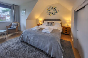 Master bedroom at Beachcombers