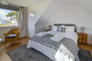 First floor master ensuite bedroom with King bed