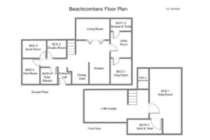 Floor plan at Beachcombers
