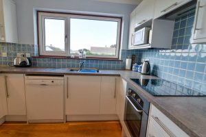Well equipped kitchen at Bosporthennis