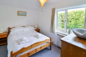 Double sized bedroom at Bosporthennis