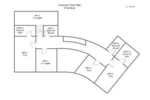 First floor plan at Cheyney