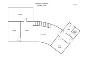 Ground floor plan at Cheyney