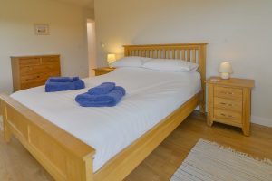 King sized bedroom at Cheyney leading to En suite