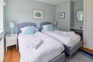 Twin bedroom at Curlews which can be made as a superking if requested