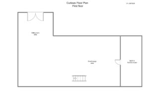 Curlews floor plan of the first floor
