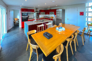 Dining area and kitchen at Cheyney