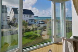 Sea views from first floor at Apartment 5 Greenwaves