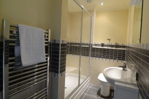 Ensuite in master bedroom at Apartment 5 Greenwaves