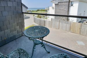Sea Views from first floor balcony at Aquataine Annexe