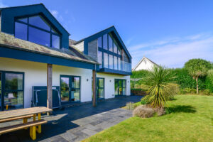 External rear view of Blue Seas