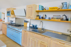 Well equipped kitchen at Blue Seas