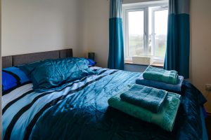 Double bedroom at Carnavis Cottage