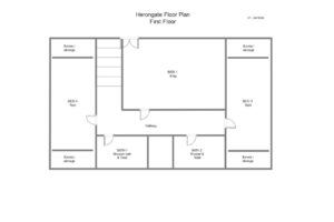 Herongate floor plan of the first floor