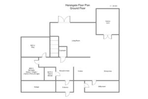 Herongate floor plan of the ground floor
