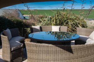 Rattan outdoor furniture at High Tides