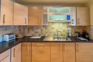 Fully equipped kitchen at Apartment 5 Greenwaves