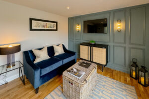 Garden room at Penjerrick with TV
