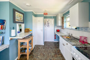 Kitchen at Thalassa from the exterior doorway