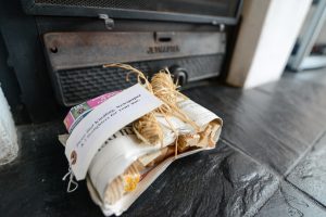 Kindling for the wood burner at Morvoren