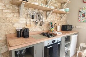 Well equipped kitchen at Pensile House Cottage