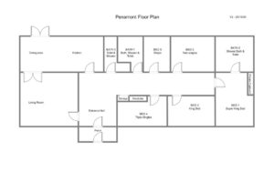 Floor plan of Penamont