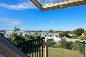 Views from Velux dormer window at Pendoric