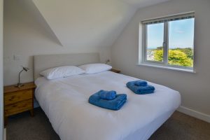 First floor King sized bedroom at Pendoric