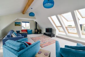 Large lounge on the first floor at Pendoric