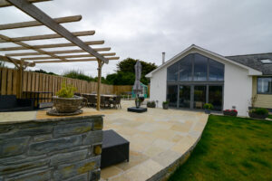 Patio and view of rear exterior of Ridgegrove