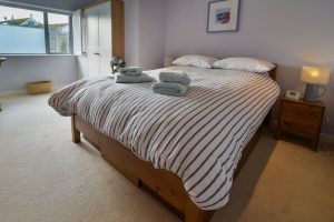 King sized bedroom on the ground floor at Ridgegrove with en suite