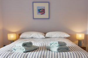 King sized bedroom on the ground floor at Ridgegrove with en suite