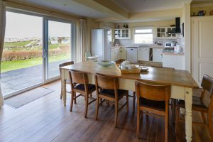 Dining and kitchen area at South Corner
