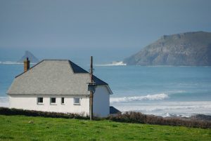 South Corner with Dinas Head and sea view at South Corner