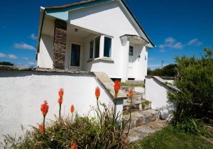 Picture of the steps to the side of the house at Thalassa