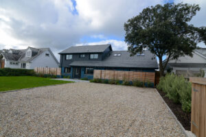 Gravelled parking area at Torridon