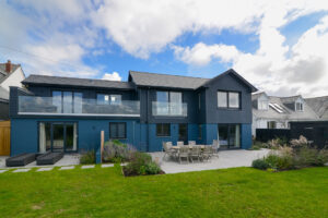 Rear exterior at Torridon from the grassed lawn
