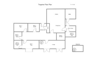 The floorplan for Tregarne