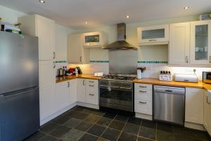 Well equipped kitchen at Wispa with range oven and gas hob