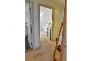 Hallway on the second floor at Wispa