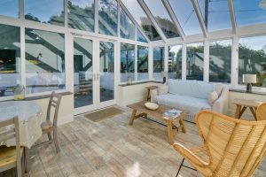 Conservatory at Sunset with seating