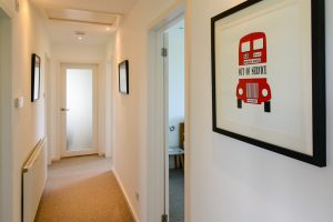 Hall way on ground floor at Atlantic Breezes