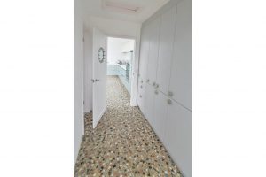 View into kitchen from main entrance at Atlantic Breezes