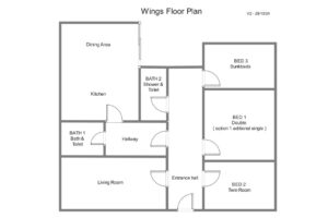 Floor plan at Wings