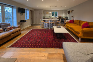 Living space at The Studio at Pensile House