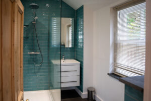 Ensuite in Bedroom 1 at Carrek Cottage