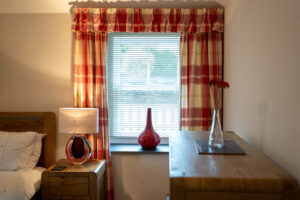 Window in bedroom 2 at Carrek Cottage