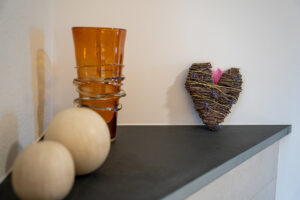 Bathroom decoration at Carrek Cottage