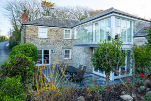 Exterior view of back of property at Carrek Cottage