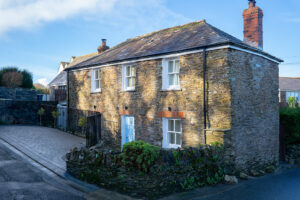External front view of Carrek Cottage